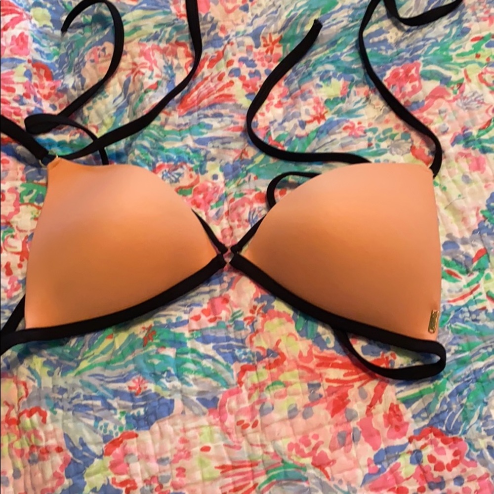 Pink swim top
